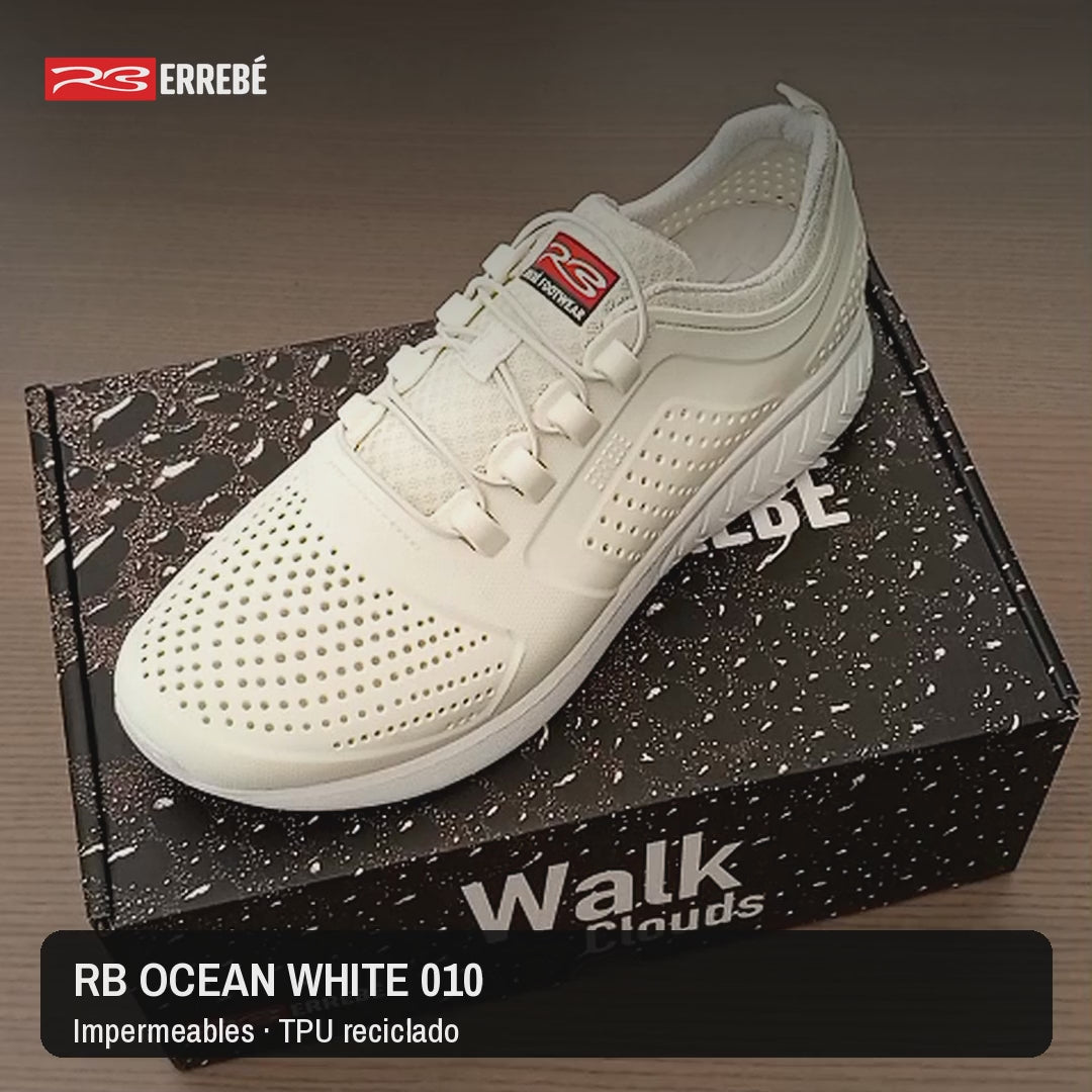 RB OCEAN WHITE 010 WATERPROOF “Descuento por tara estética: blancos irregulares, precio imbatible”